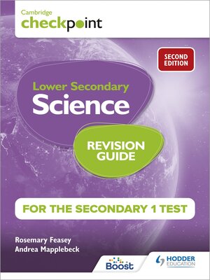 cover image of Cambridge Checkpoint Lower Secondary Science Revision Guide for the Secondary 1 Test